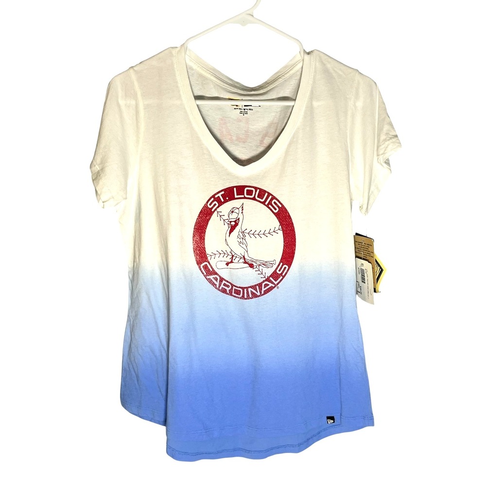New ERA Copperstown Collection NWT Women's Dip Dye St. Louis Cardinals MLB Top M